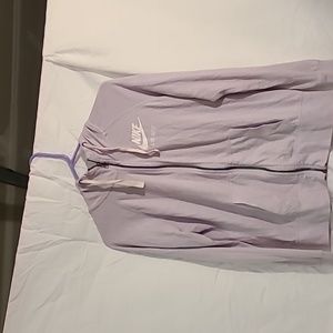 Nike Womens Full Zip Hoodie Size S  With Pockets lavender